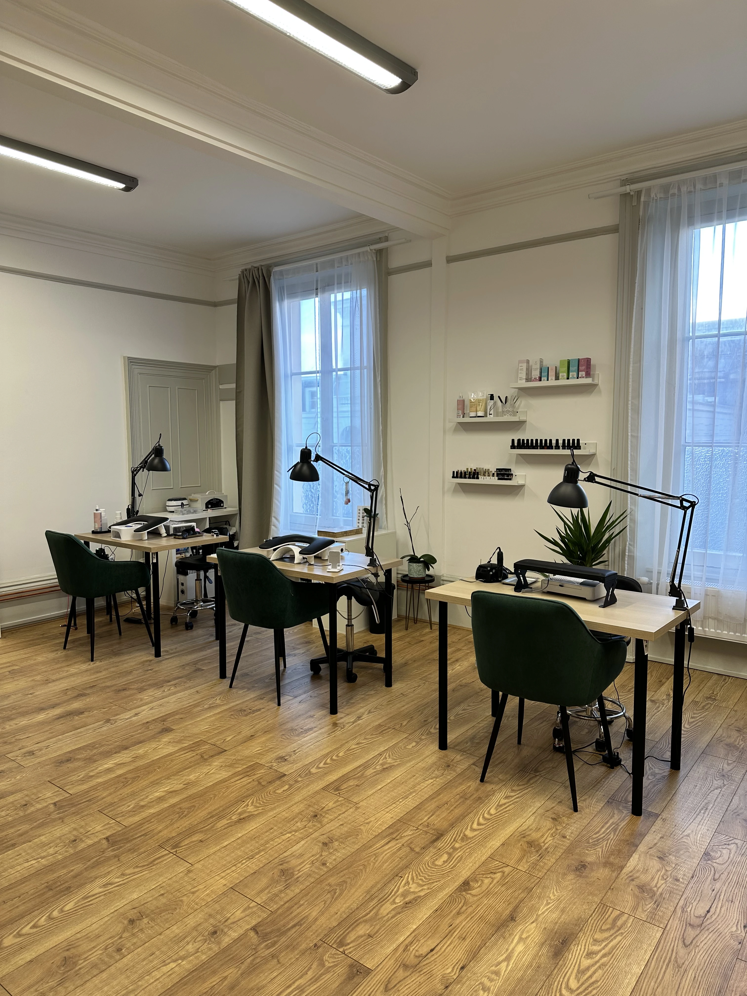 Our salon workspace